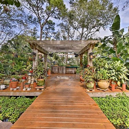 Sarasota Bungalow With Pergola, Garden And Waterfalls! Villa Exterior photo