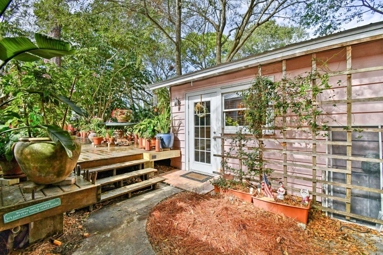 Sarasota Bungalow With Pergola, Garden And Waterfalls! Villa Exterior photo